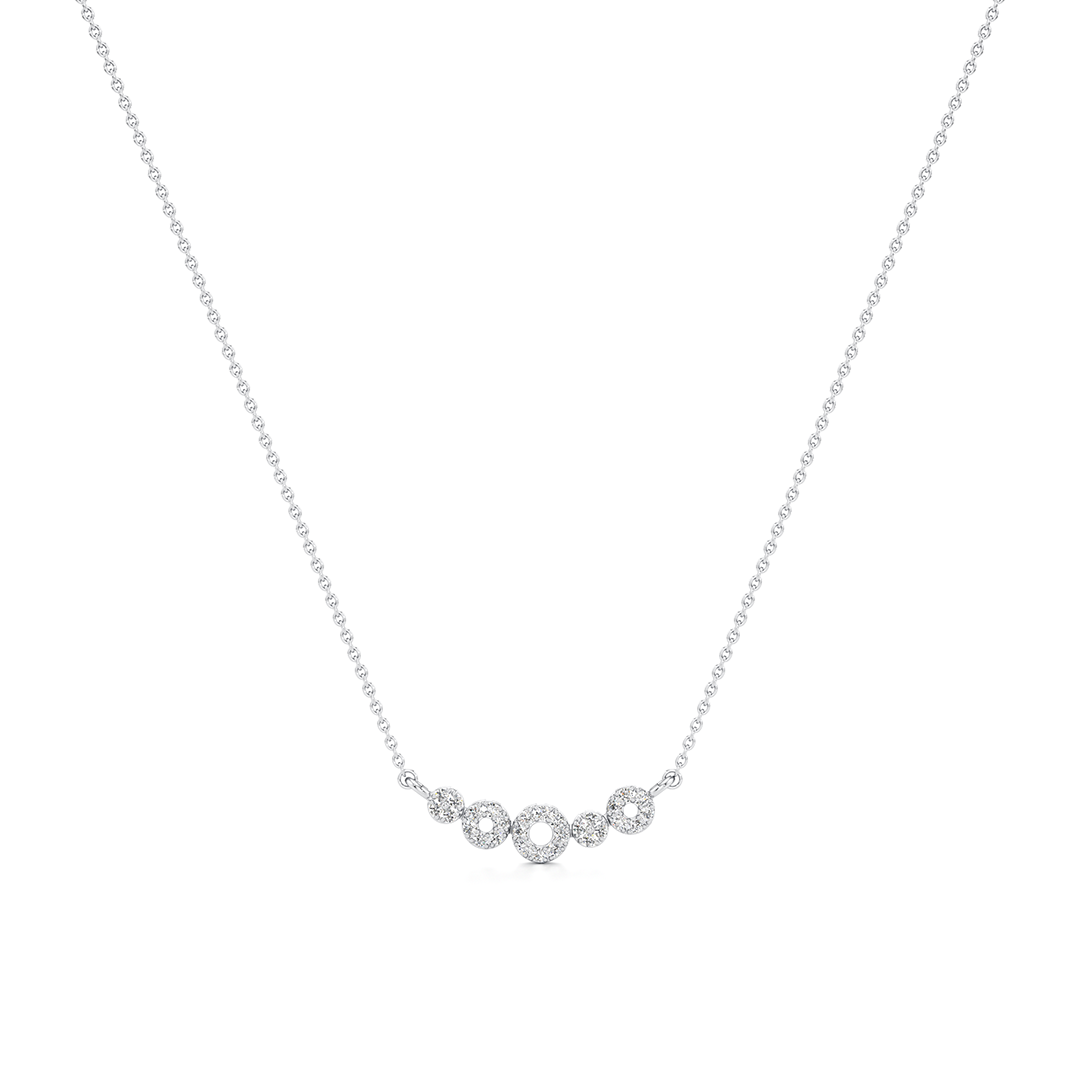 Mateo 5 Diamond Dot Pendant Necklace