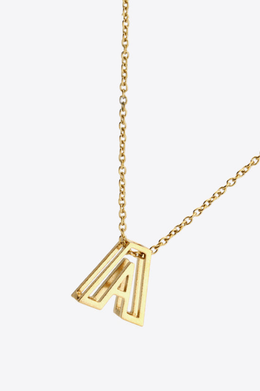 Letter Pendant Necklace - U to Z – Sabina Sun