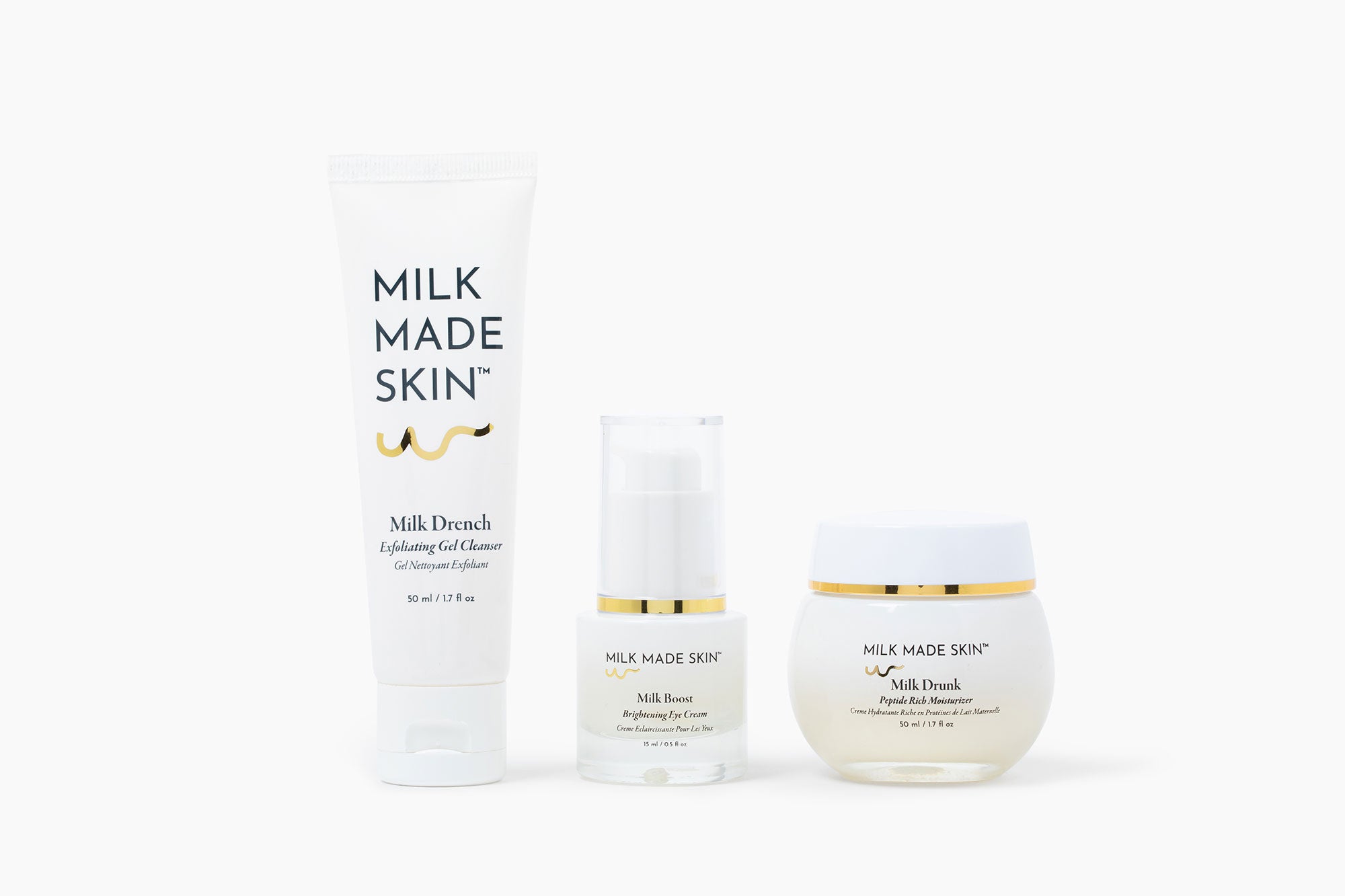 milk made skin product line