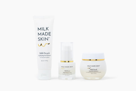 Milk Made Skin products on a white background