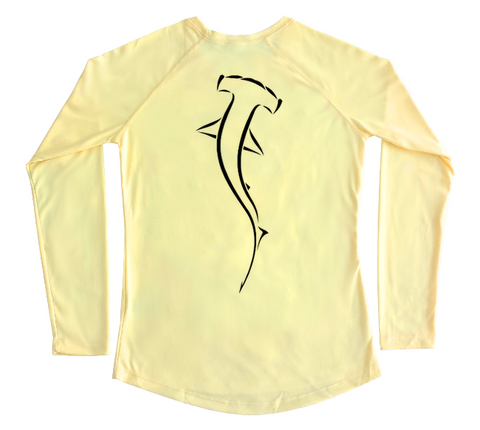 Womens Long Sleeve UV Paddle Boarding Shark Shirt – Shark Zen