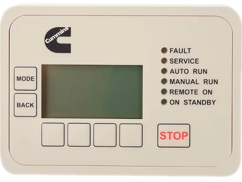 Cummins air-cooled generator onboard display