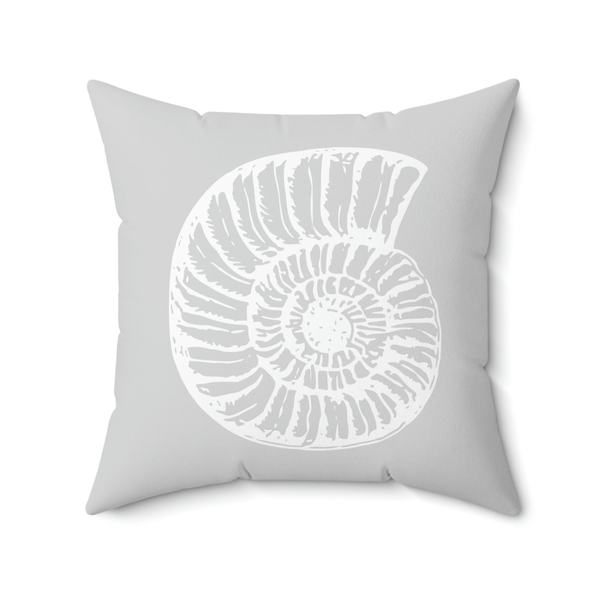 Coastal Sketch Shells Outdoor Decorative Pillow - Laural Home