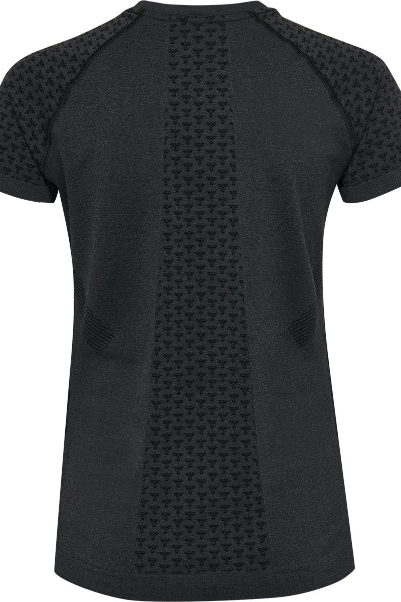 Hummel® Classic Bee T-shirt (Black Melange) Fitfashion.dk