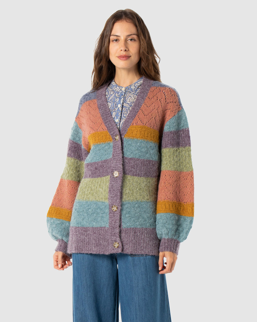 Trouble Cardigan - Bright Pop – Boom Shankar Outlet