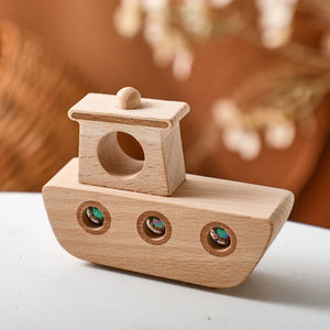 Montessori Roller Ball Boat Toy - Oliver & Company Montessori Toys