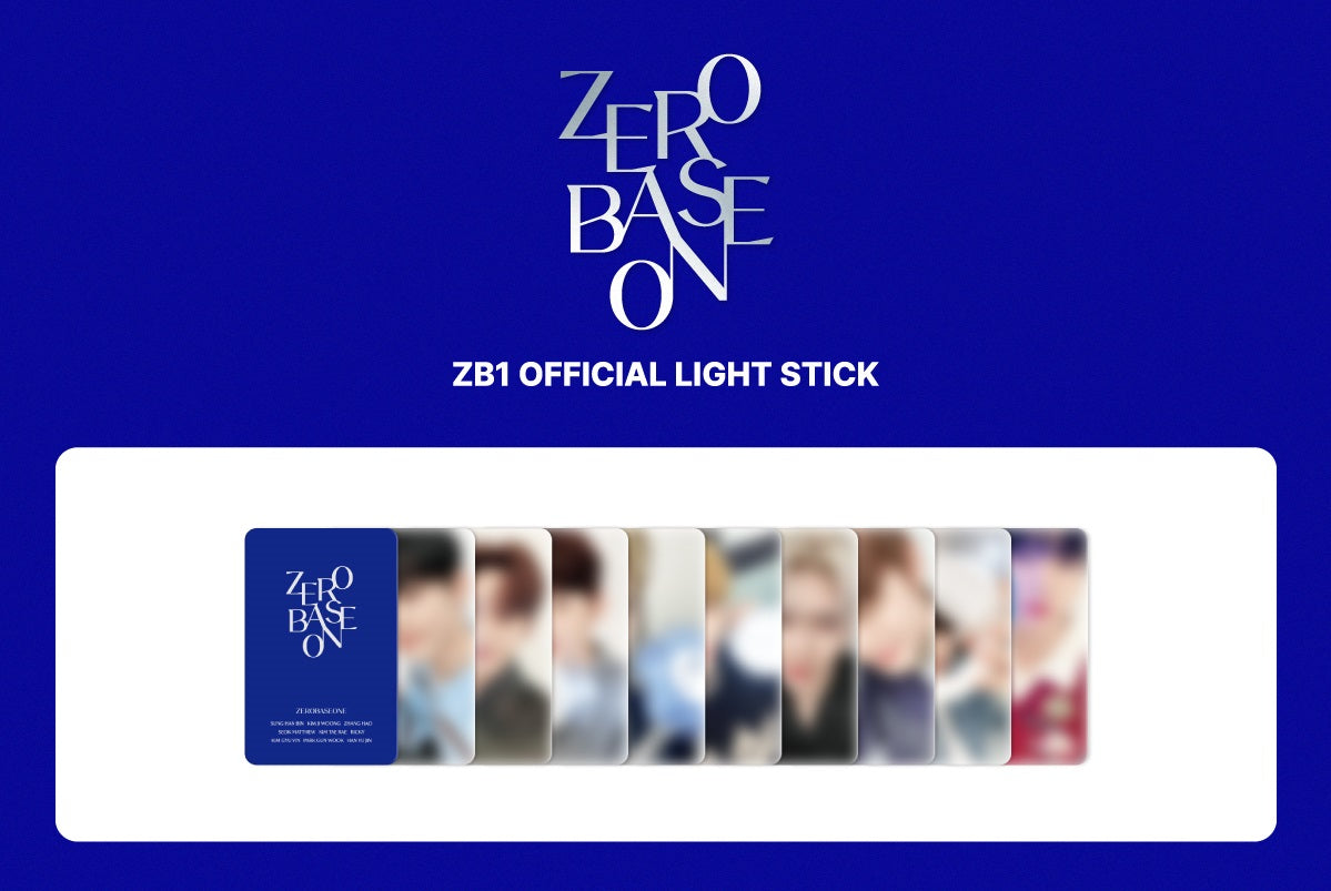 ZEROBASEONE ZB1 Official Light Stick + Photocard Set