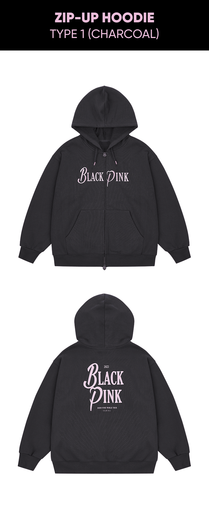 Blackpink Hooodies - New! Blackpink Seoul Born Pink Concert Pullover Hoodie  - ®Blackpink Store