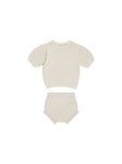 Quincy Mae Pointelle Knit Set - Ivory