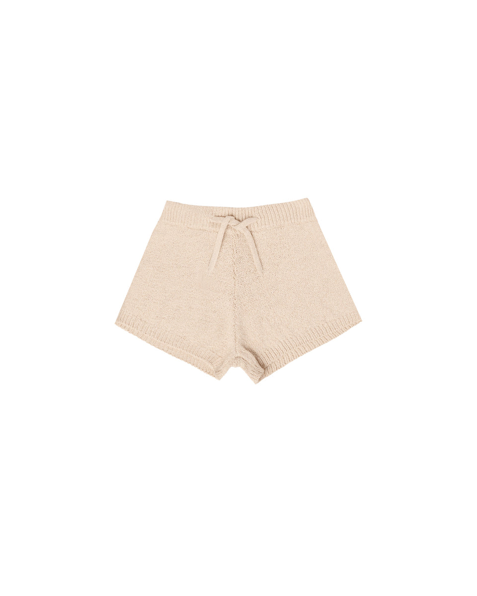 Rylee + Cru Knit Shorts - Heathered Shell – Dreams of Cuteness