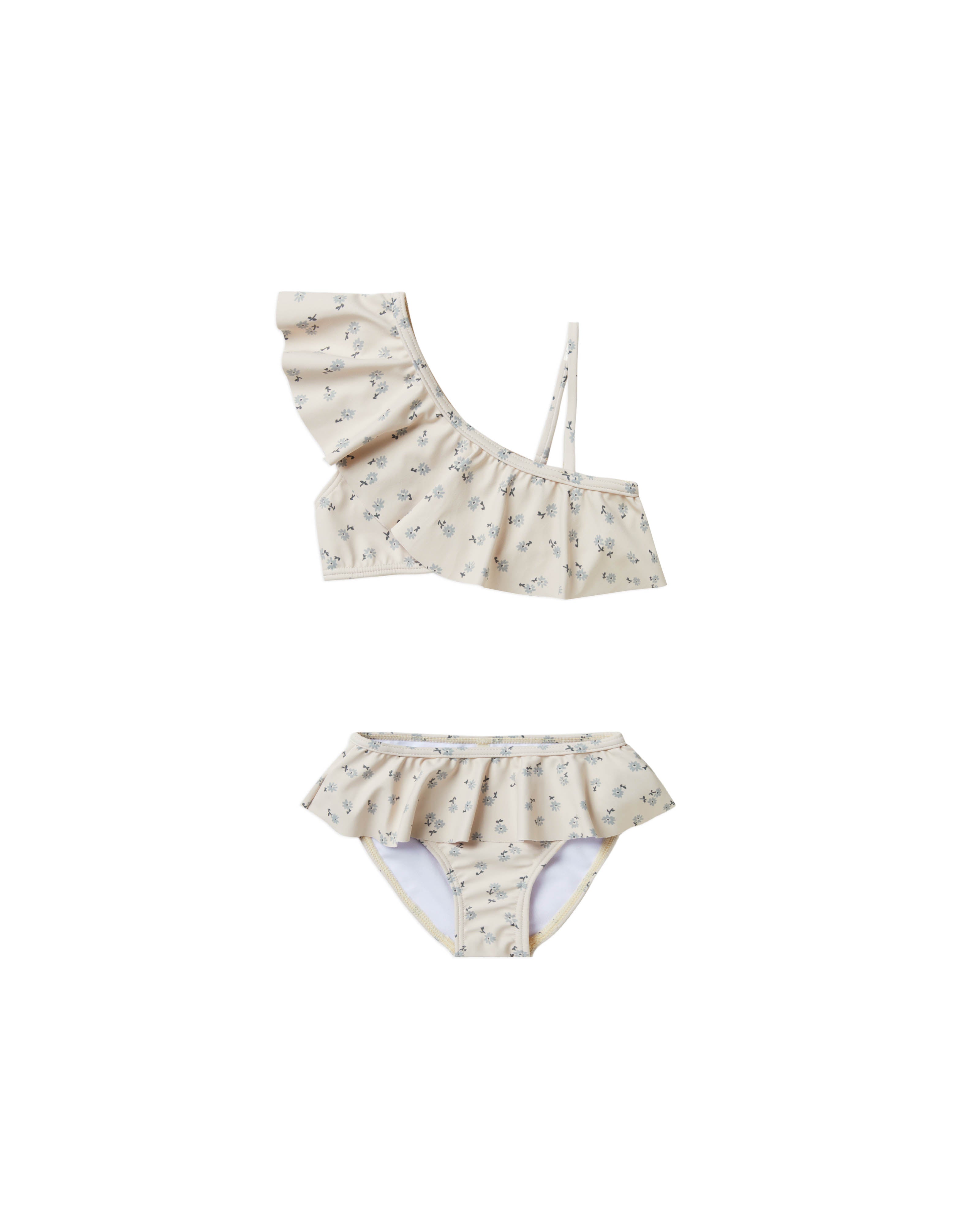 Rylee + Cru Skirted Bikini - Blue Ditsy – Dreams of Cuteness