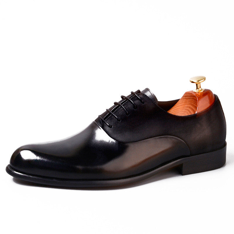 Vintage British Business Mens Formal Leather Shoes