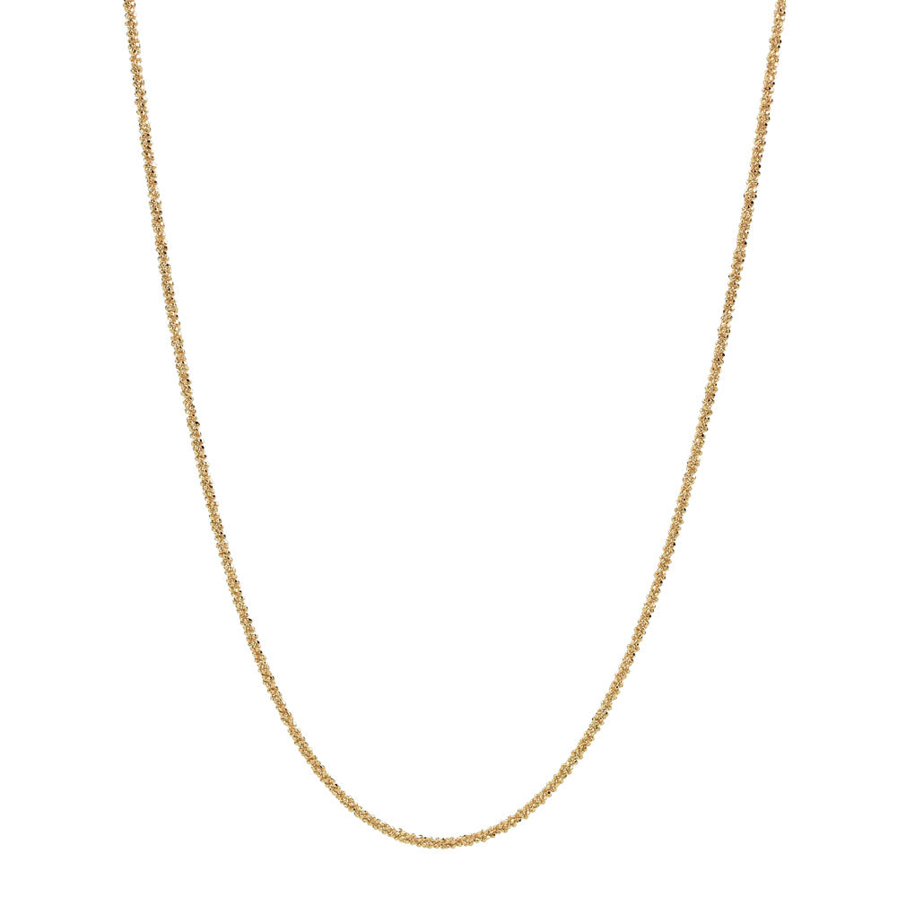 Diamond Cut Rope Chain Necklace – Azil Boutique