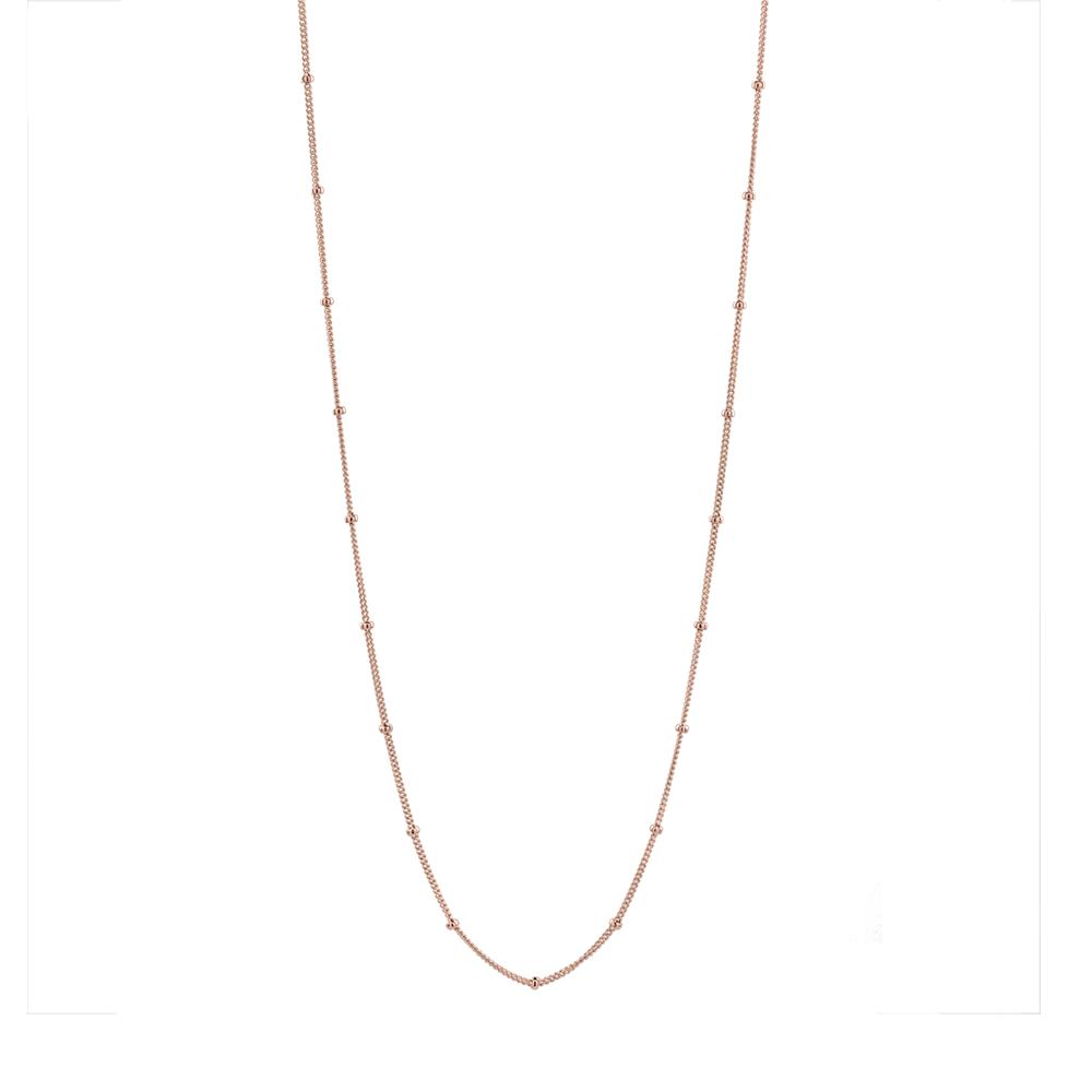 14k Solid Gold Ball Chain Necklace