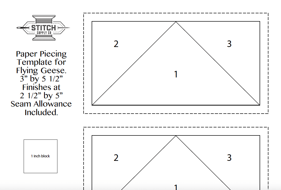 flying-geese-template
