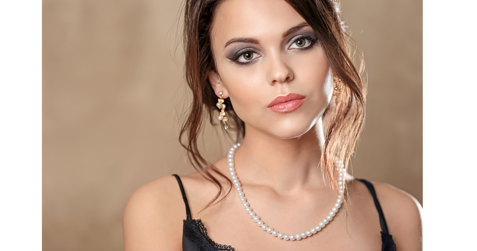 collier femme perle blanc