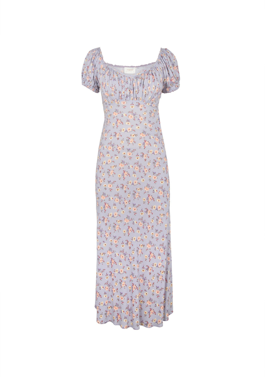 cottage rituals midi dress blue