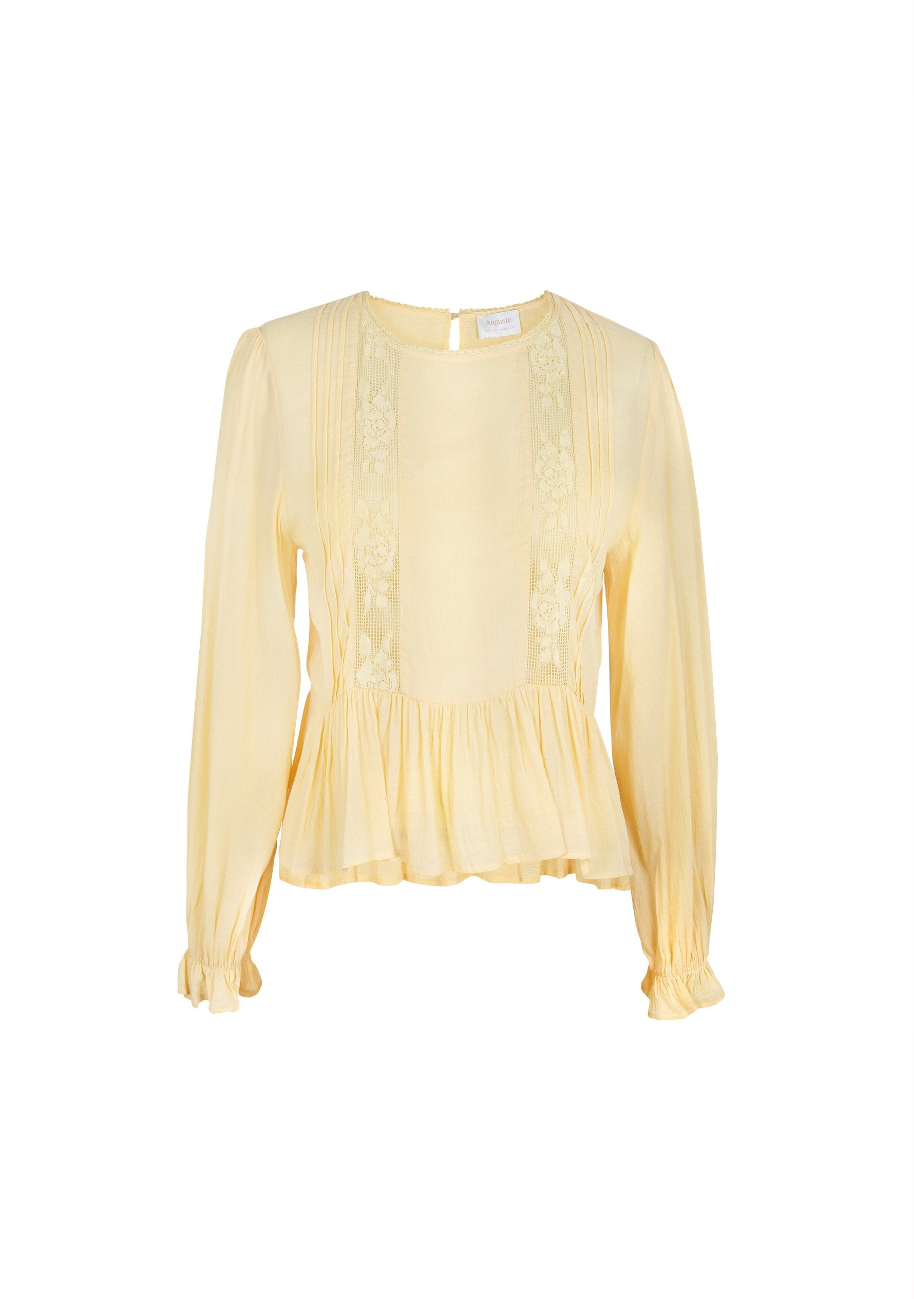 Margot Wren Blouse Lemon | Auguste The Label