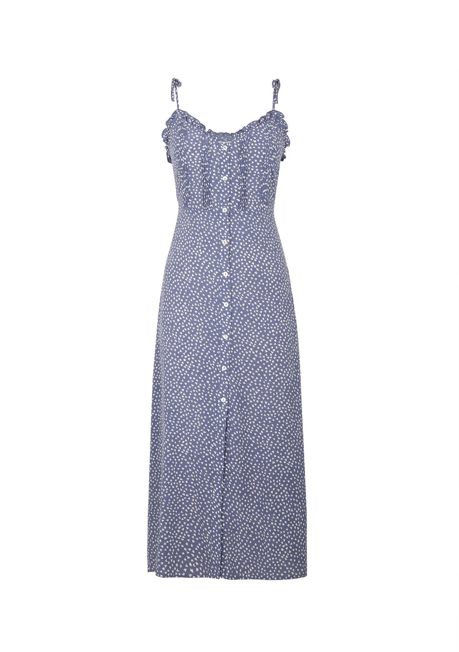 cottage rituals midi dress blue