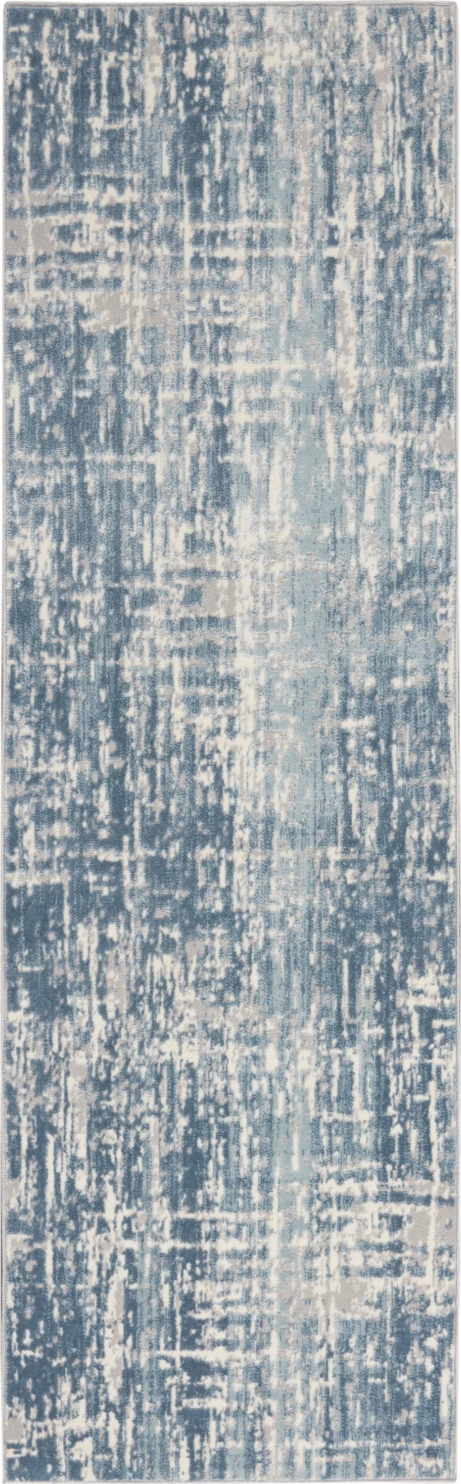 Ck005 Enchanting Ech04 Seaglass/Ivory Area Rug 5'3" X 7'3" Rectangle