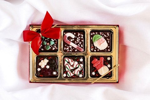 Chocolate Squares Christmas Topping Variety Pack