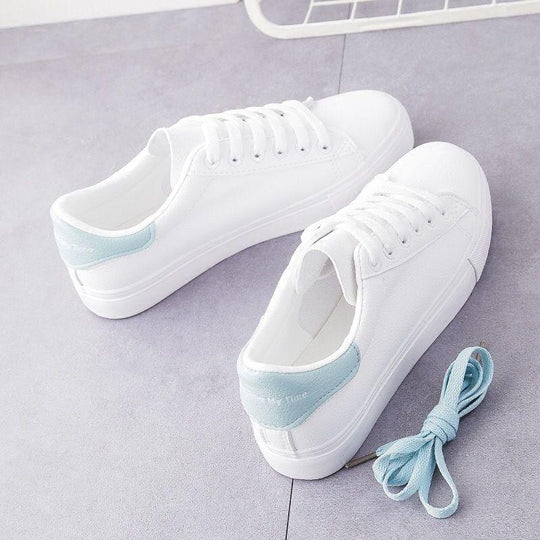 Spring New Casual Women Flat White Shoes