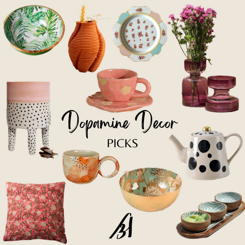 Dopamine Decor collection on Alanqrit. Shop 'feel good' home decor from a range of home-grown brands in India