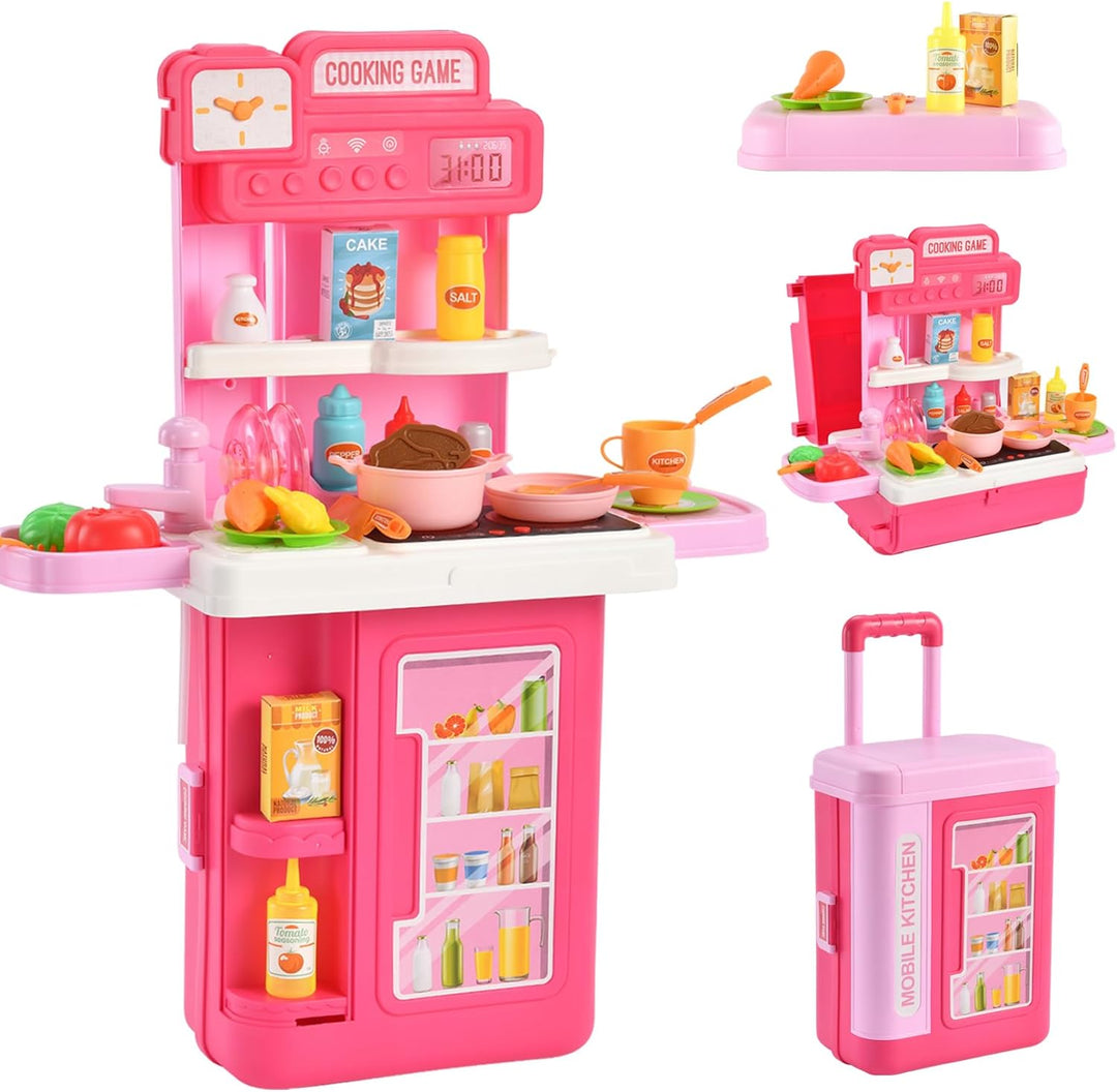Simulation Gourmet Cooking Box Toy, Pretend Play Gourmet Cooking