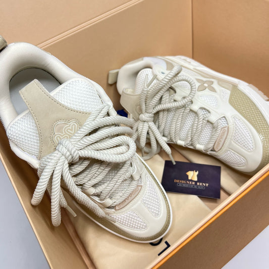 Louis Vuitton 1AARJY LV Runner Tatic Sneaker, Beige, 5