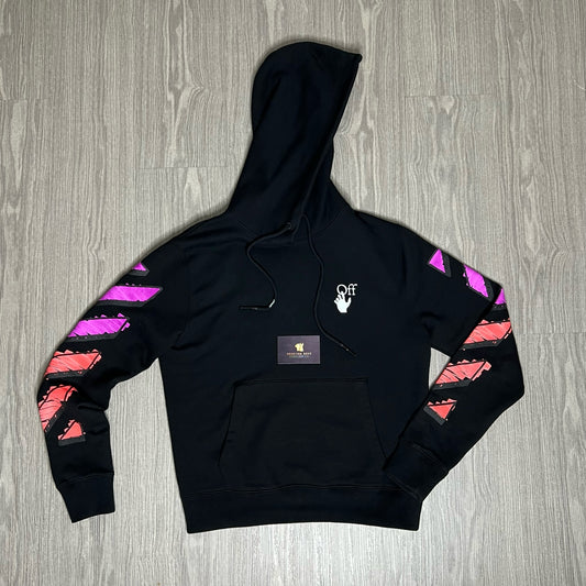 Louis Vuitton Printed Allover Hoodie Multico. Size M0