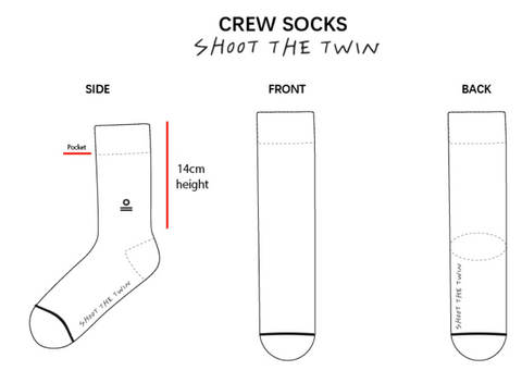 Size Guide Pocket Sock