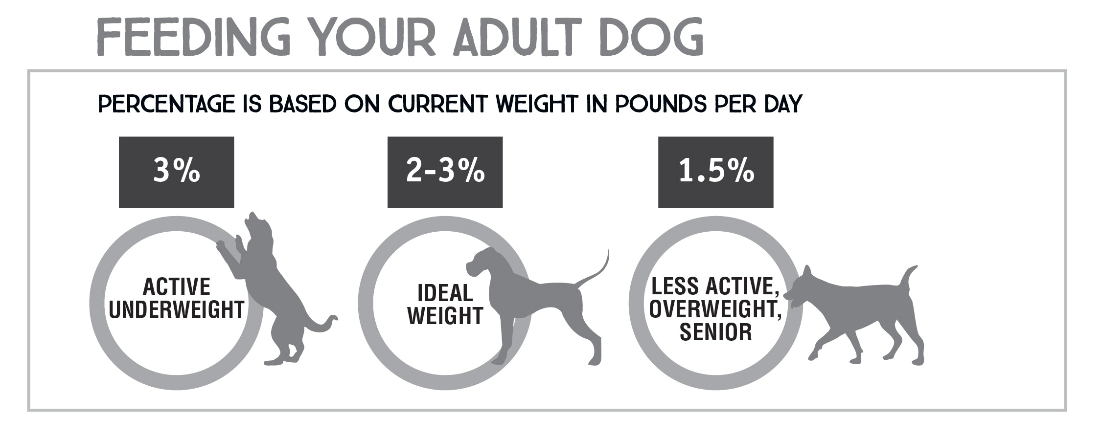 what percentage of a dogs diet should be meat