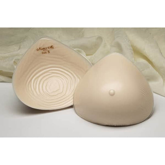 Nearly Me - #870 Basic Standard Weight Tapered Oval Silicone Mastectomy  Breast Form, Beige (Size: 1) at  Women's Clothing store: Bra Inserts