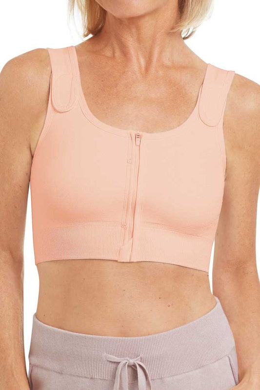 Amoena Emilia Seamless Post-Surgical Comfort Bra, Rose Nude