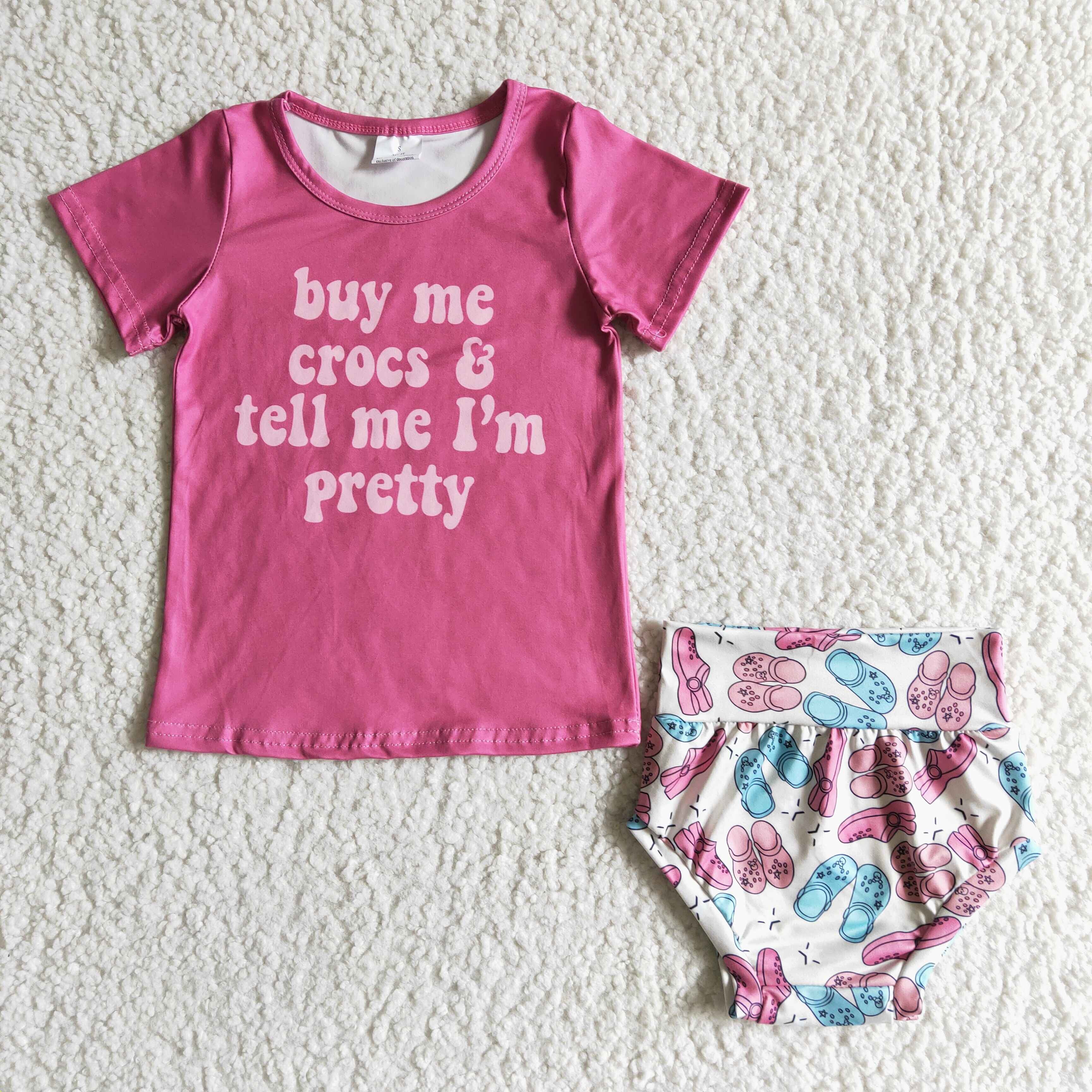 Buy me crocs bummie set