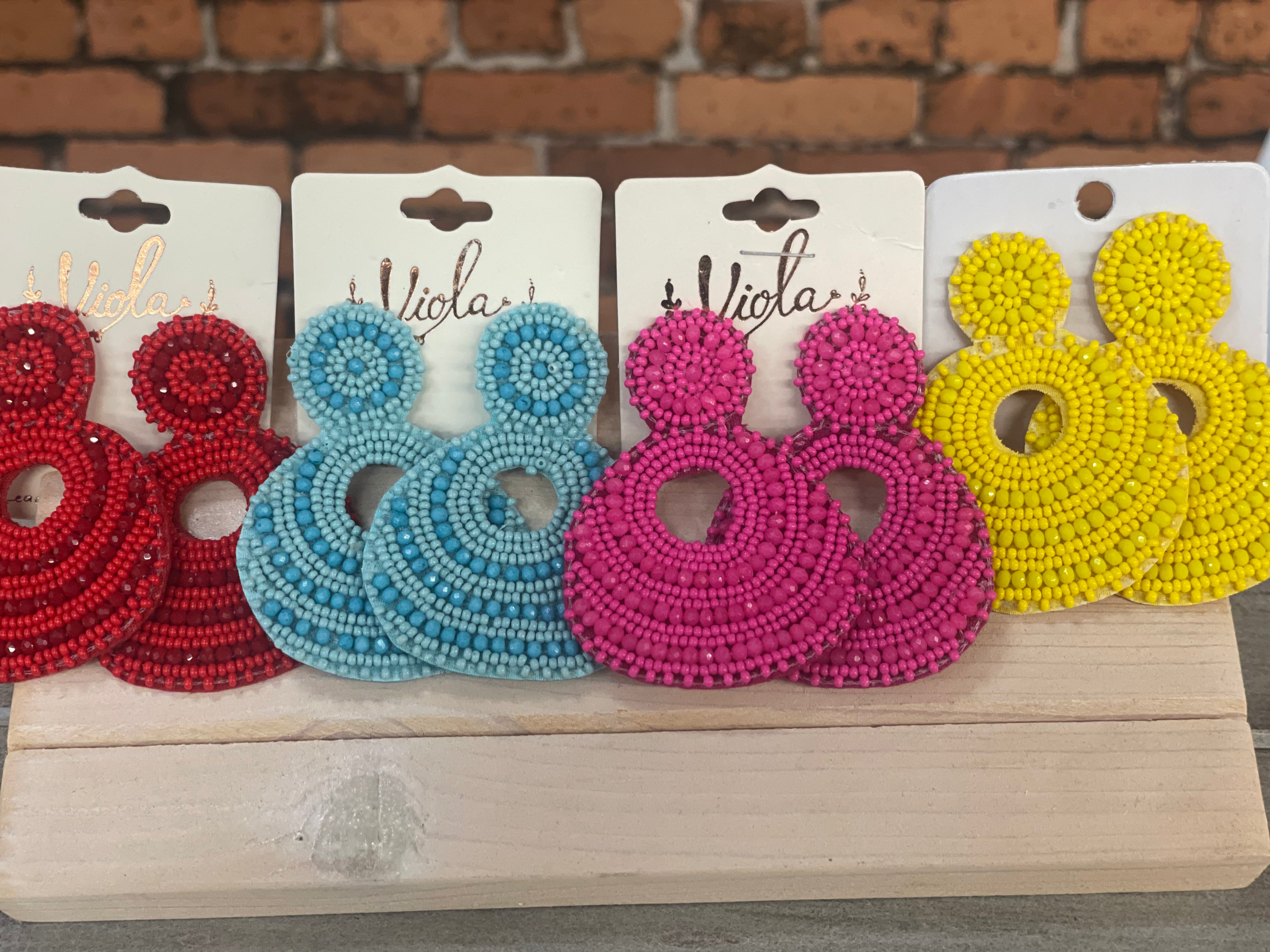 Double Disc Earrings