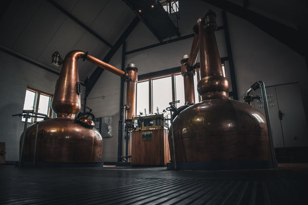 The English Distillery Blog | Whisky stills on the distilling floor
