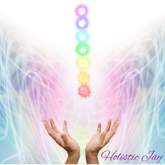 Photo shows two open hands facing upwards with some pastel coloured circles 