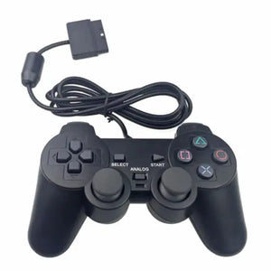 PS2 Black Wired Game Gamepad for PS2 Controller Gamepad Joypad Black - ebizaar.com