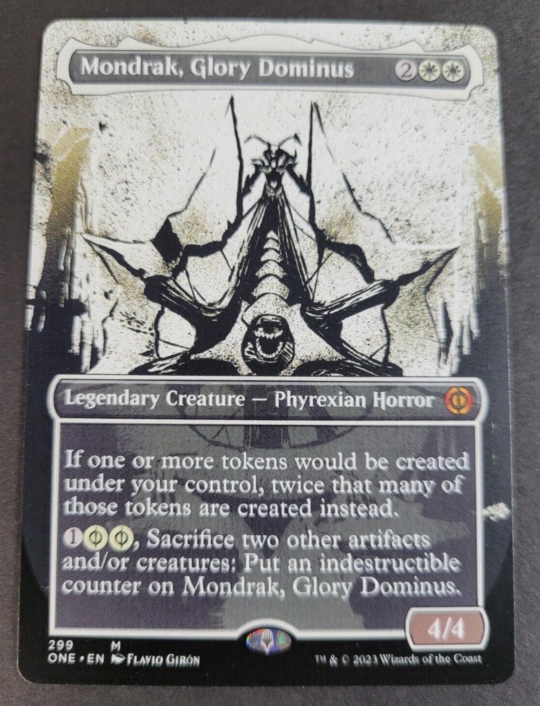 MTG Phyrexia All Will Be One Mondrak Glory Dominus Oil Slick