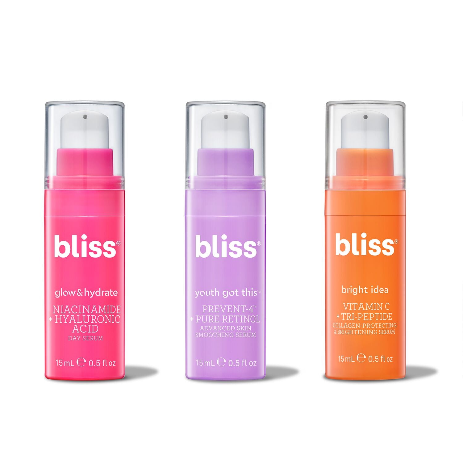 Bliss World Store Serum Essentials 3pc Spa Kit