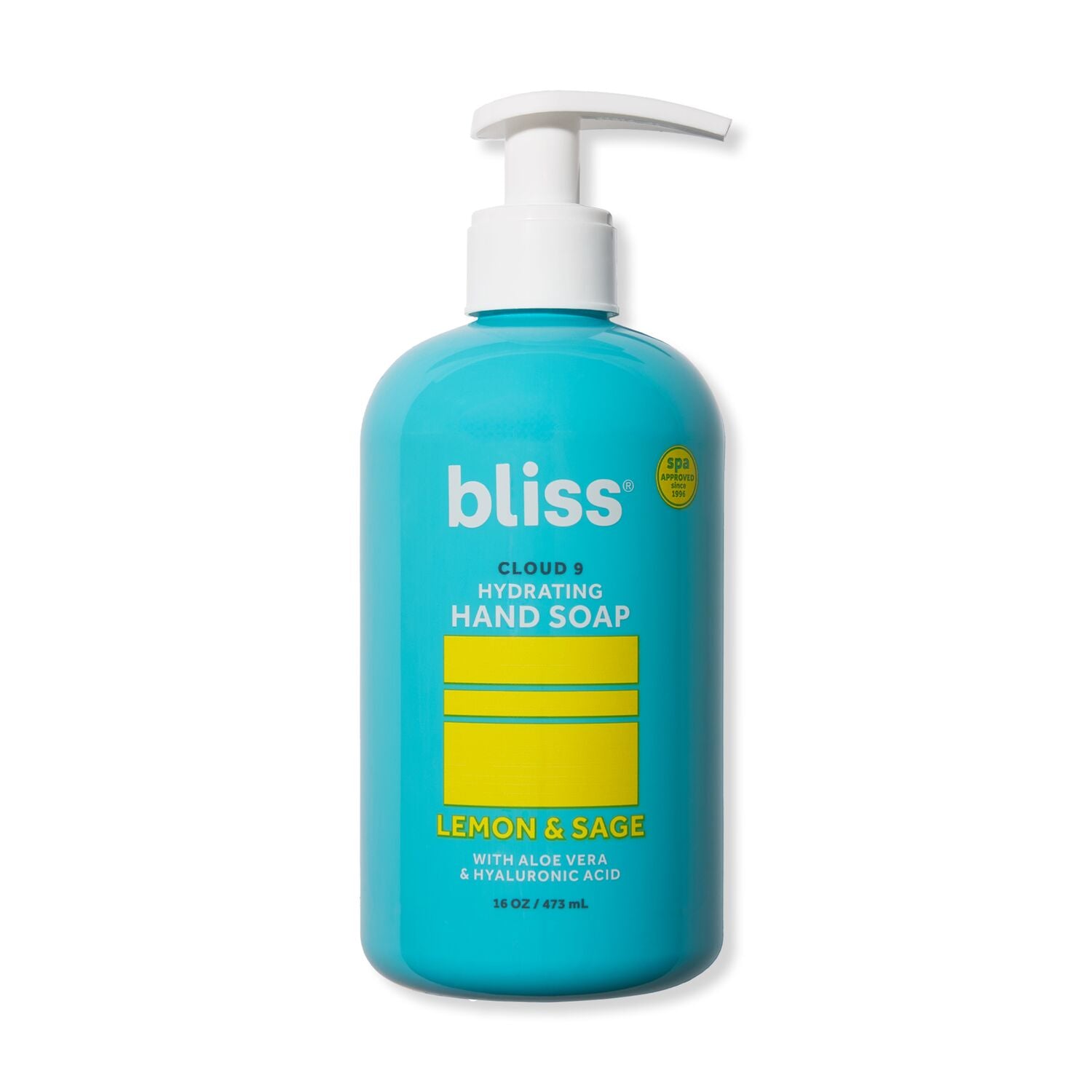 Bliss Cloud 9 Hydrating Hand Soap, Lemon & Sage With Aloe Vera & Hyaluronic Acid In White
