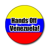 Hands Off Venezuela 1" Button