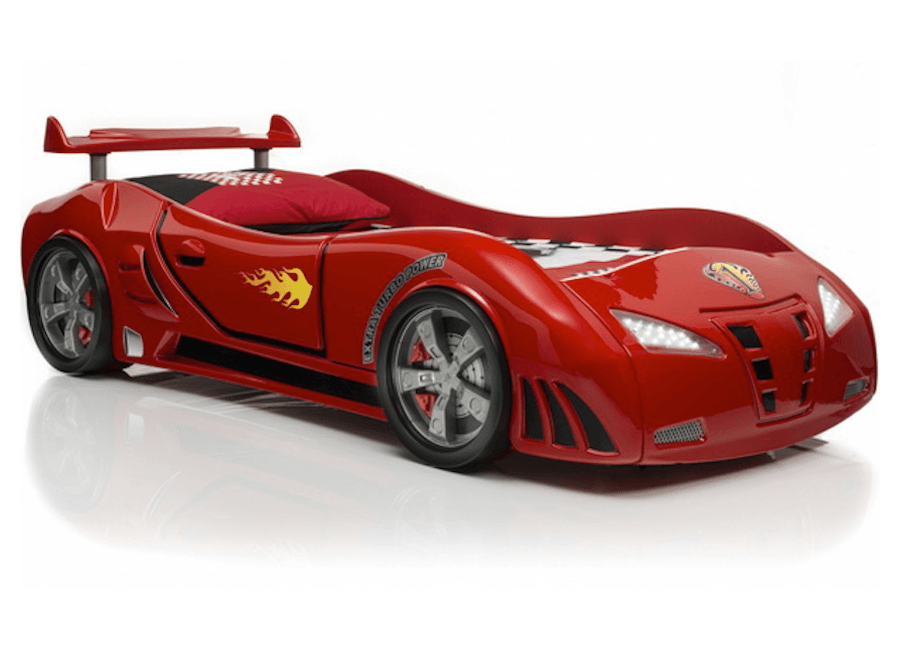 Speedster Ventura Red Car Bed With Lights And Sounds