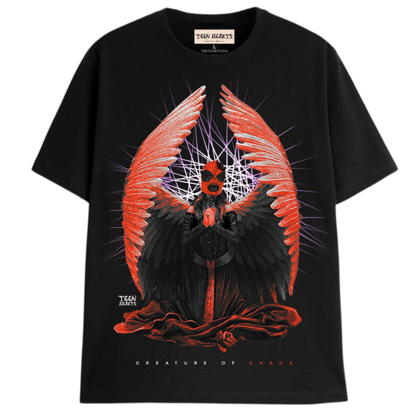 CREATURE OF CHAOS T-Shirts DTG Small BLACK 