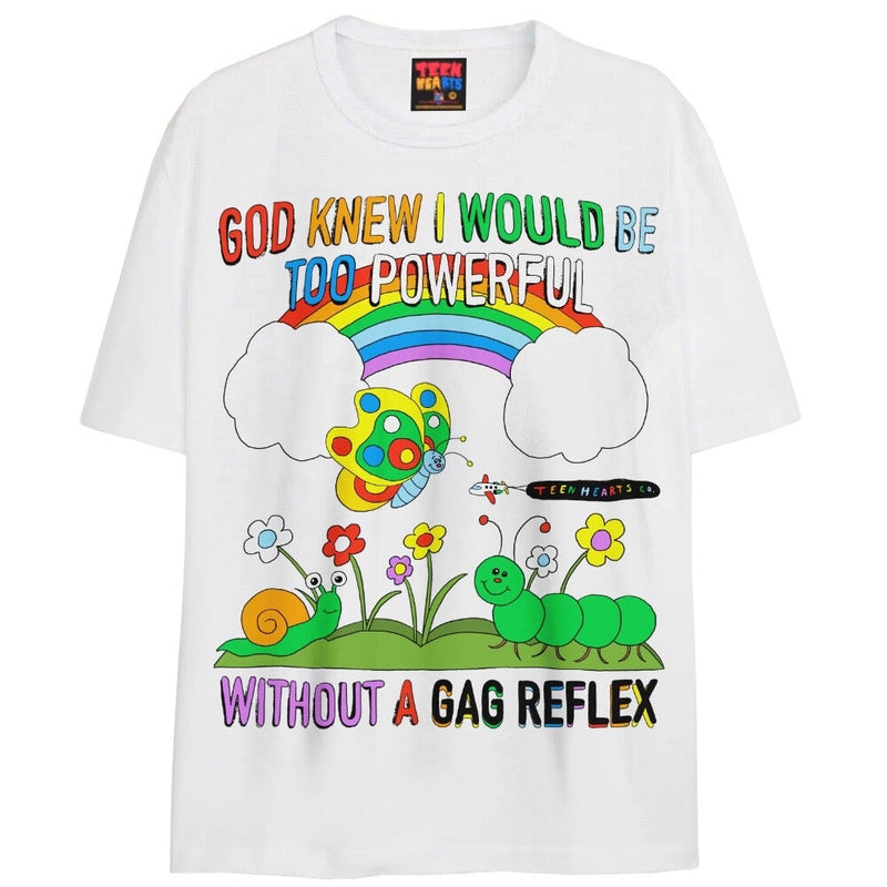 GAG REFLEX T-Shirts DTG Small White 