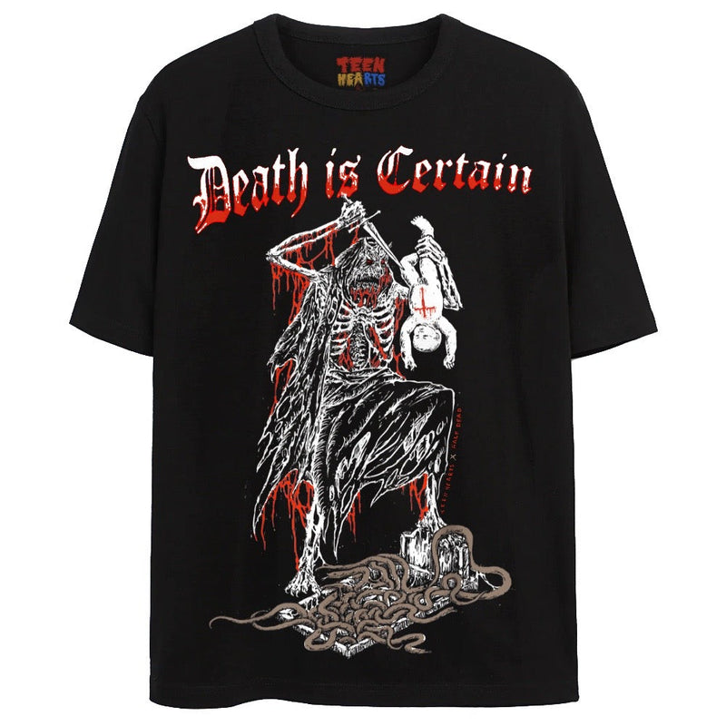 DEATH IS CERTAIN – Teen Hearts Clothing - STAY WEIRD