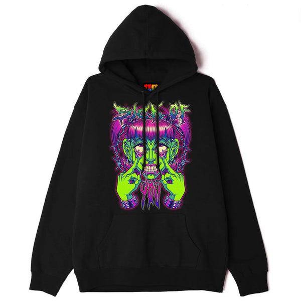 Wasted Youth Hoodie – Teen Hearts Clothing - STAY WEIRD