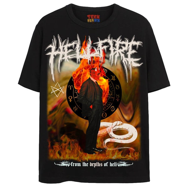 HELLFIRE T-Shirts DTG Small Black 