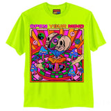 OPEN YOUR MIND T-Shirts DTG Small Neon Green 